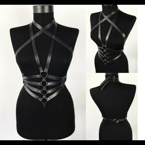 Women's Black Harness Belt